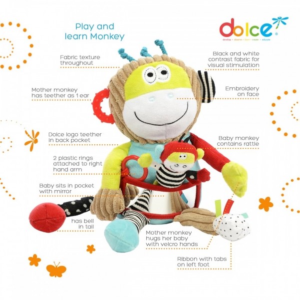Play and Learn Monkey - Dolce