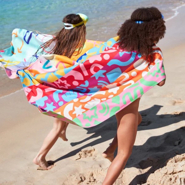 Dock & Bay: Παιδική πετσέτα θαλάσσης - Power of Positivity-Microfiber (Μικροϊνες) 130x70 εκ