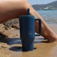 Tumbler - Blue Marine 900ml (2Handles Lid) - Ecolife