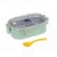 Φαγητοδοχείο 900ml - με χώρισμα Light Green- Ecolife