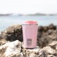 Rose Pink Coffee Thermos 370ml - Ecolife