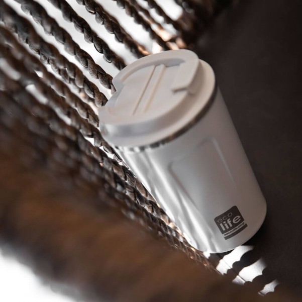 Ice White Coffee Thermos 370ml - Ecolife