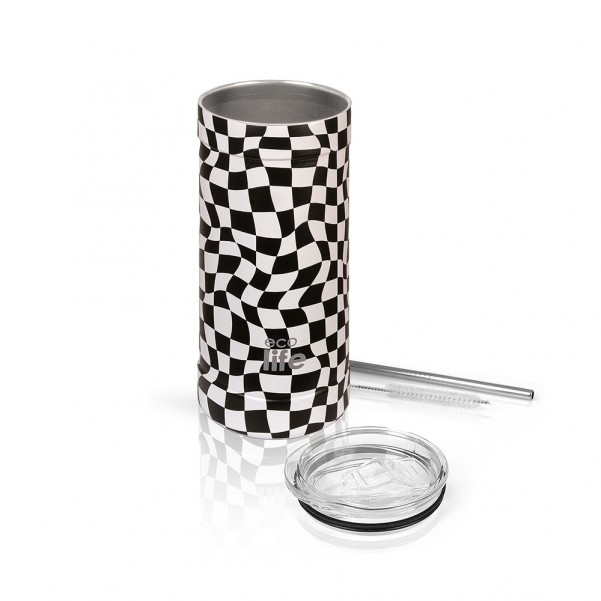 Coffee Thermos - Black & White 500ml - Ecolife