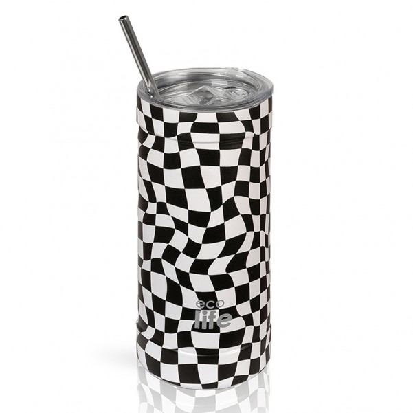 Coffee Thermos - Black & White 500ml - Ecolife