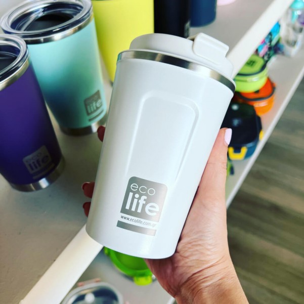 Ice White Coffee Thermos 370ml - Ecolife