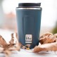 Dark Blue Coffee Thermos 370ml - Ecolife