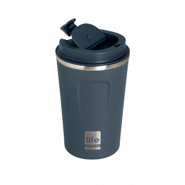 Dark Blue Coffee Thermos 370ml - Ecolife