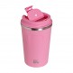 Rose Pink Coffee Thermos 370ml - Ecolife