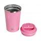 Rose Pink Coffee Thermos 370ml - Ecolife