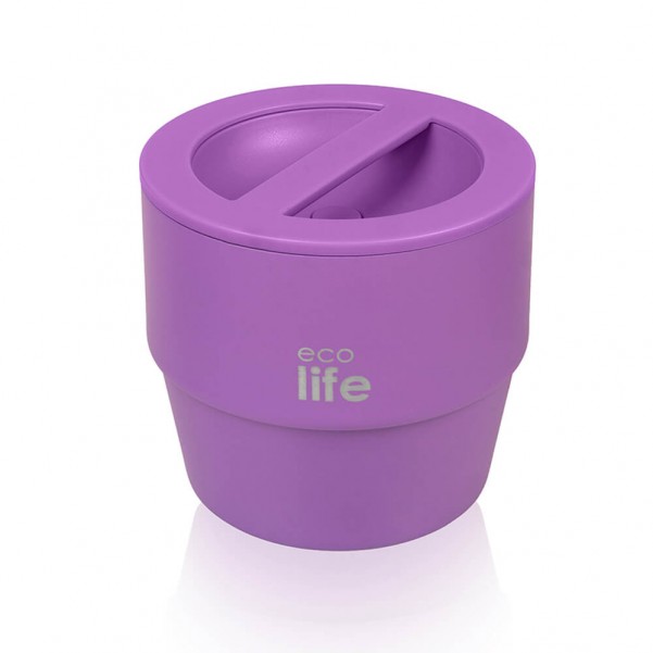 Στρογγυλό Θερμός Φαγητού 750ml - Μωβ - EcoLife