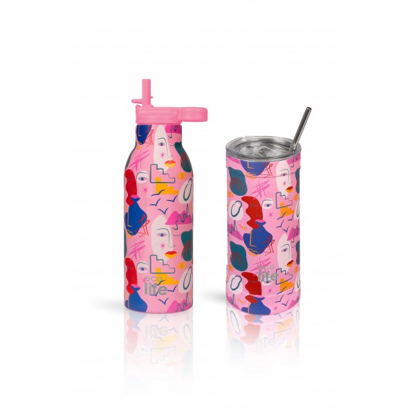 Coffee Thermos - Faces 500ml - Ecolife