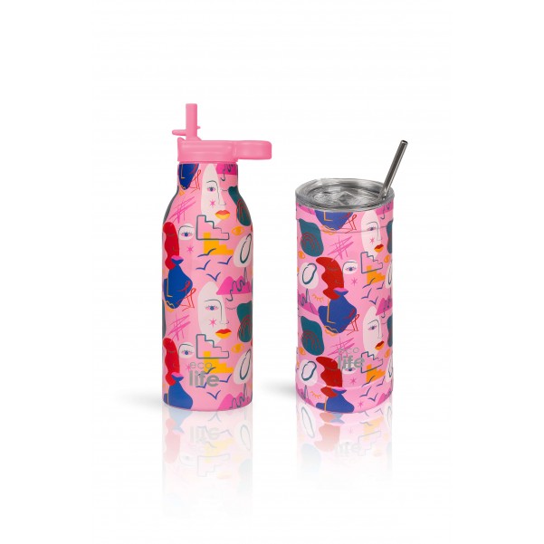 Coffee Thermos - Faces 500ml - Ecolife