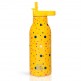Ανοξείδωτο Θερμός - Dots In Yellow 550ml (Με Εσωτερικό Καλαμάκι) - EcoLife