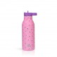 Ανοξείδωτο Θερμός - Pink Dandellion 550ml (Με Εσωτερικό Καλαμάκι) - EcoLife