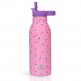 Ανοξείδωτο Θερμός - Pink Dandellion 550ml (Με Εσωτερικό Καλαμάκι) - EcoLife