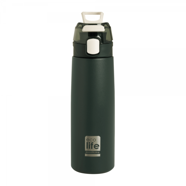 Dark Green Thermos 550ml | Με Infuser - Ecolife