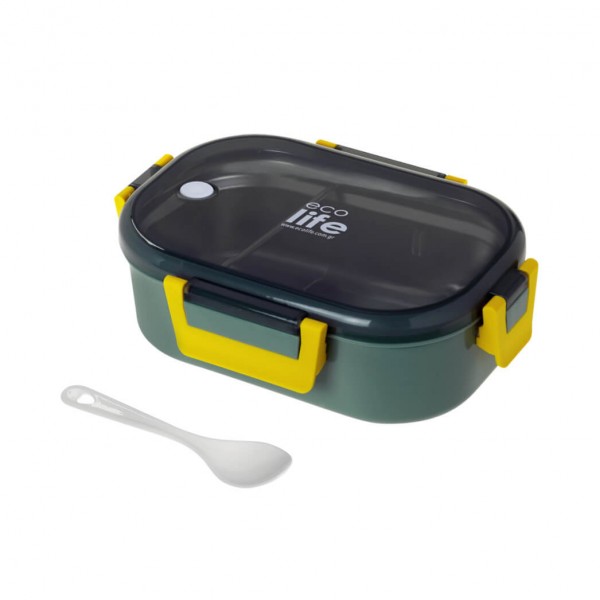 Φαγητοδοχείο 900ml | Με Χώρισμα - Forest Green - Ecolife