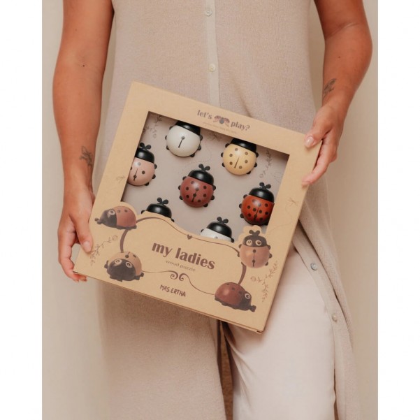 Ξύλινο Puzzle XL - My Ladies - Mrs Ertha