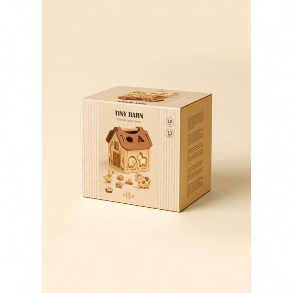 Εκπαιδευτικό Ξύλινο Puzzle - Tiny Barn - Mrs Ertha