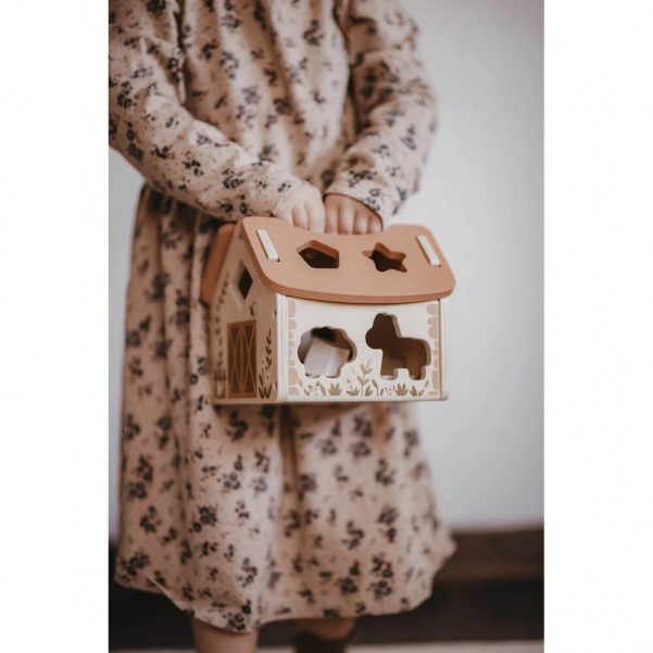 Εκπαιδευτικό Ξύλινο Puzzle - Tiny Barn - Mrs Ertha