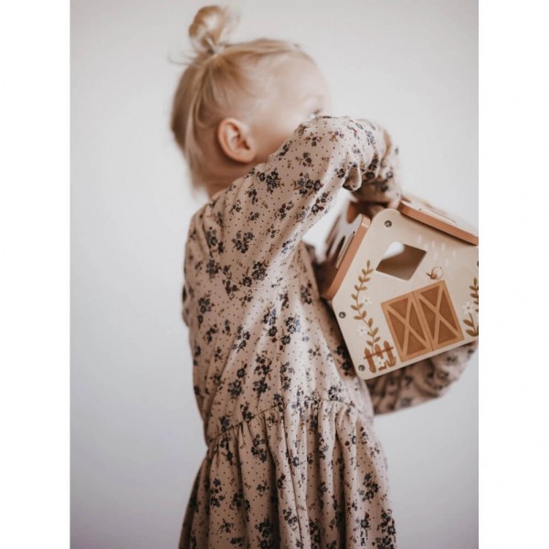 Εκπαιδευτικό Ξύλινο Puzzle - Tiny Barn - Mrs Ertha