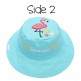 FlapJackKids- Καπέλο Διπλής Όψης UPF 50+ (Cotton) Flamingo/Pineapple
