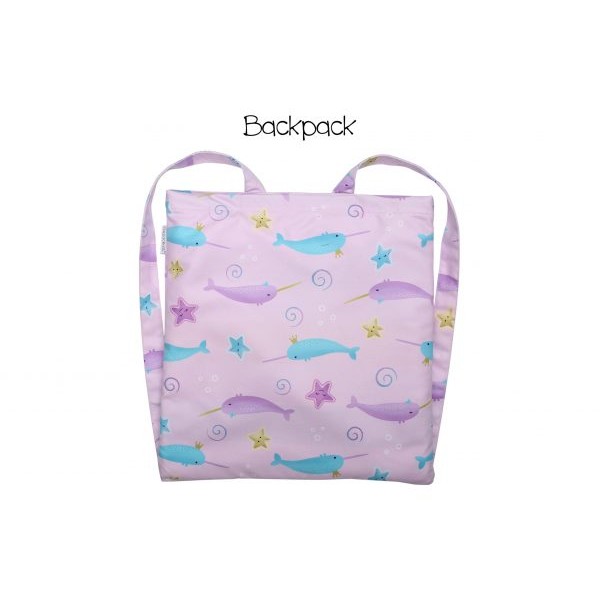 FlapJackKids- Πετσέτα Παραλίας Backpack – Narwhal/Starfish
