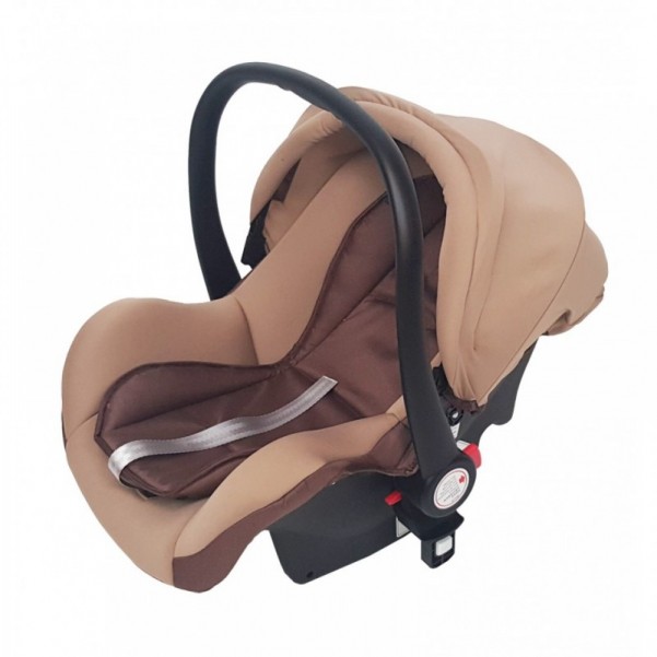 Καροτσάκι κόκκινο-χρυσό μωρού 2 σε 1