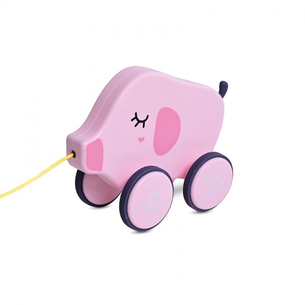 Pull-Along Toy - Piggy - Lorelli