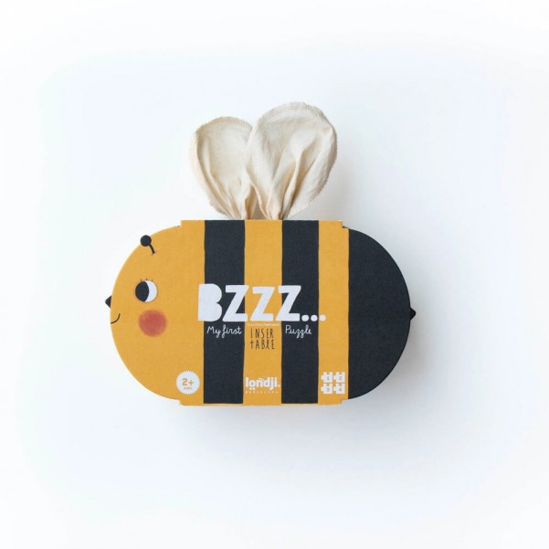 Bzzz - My First Insertable Puzzle - 1 + 2 + 3 + 4 pcs - Londji