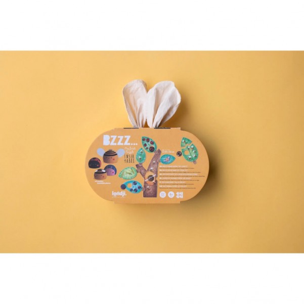 Bzzz - My First Insertable Puzzle - 1 + 2 + 3 + 4 pcs - Londji