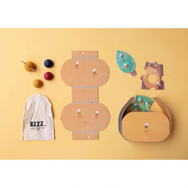 Bzzz - My First Insertable Puzzle - 1 + 2 + 3 + 4 pcs - Londji