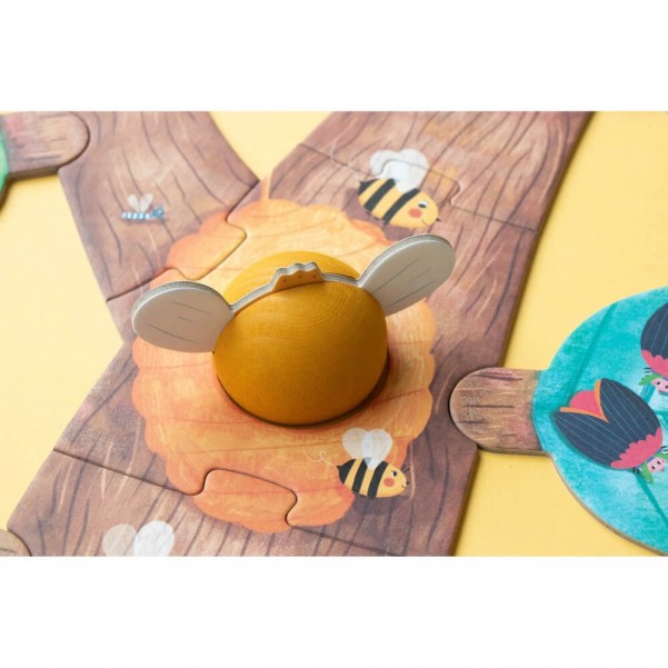 Bzzz - My First Insertable Puzzle - 1 + 2 + 3 + 4 pcs - Londji