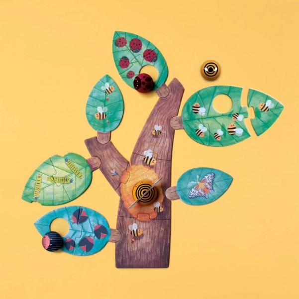Bzzz - My First Insertable Puzzle - 1 + 2 + 3 + 4 pcs - Londji