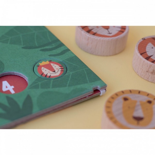 Lion & Tiger - Tic Tac Toe - Londji