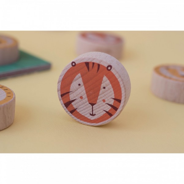 Lion & Tiger - Tic Tac Toe - Londji