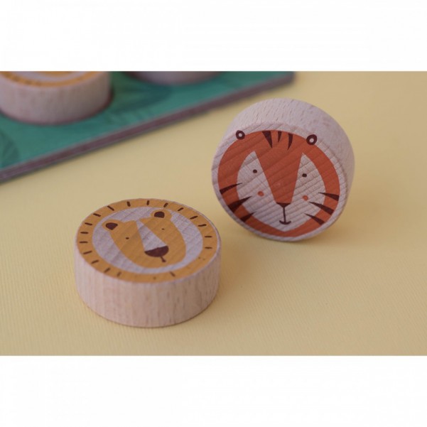 Lion & Tiger - Tic Tac Toe - Londji