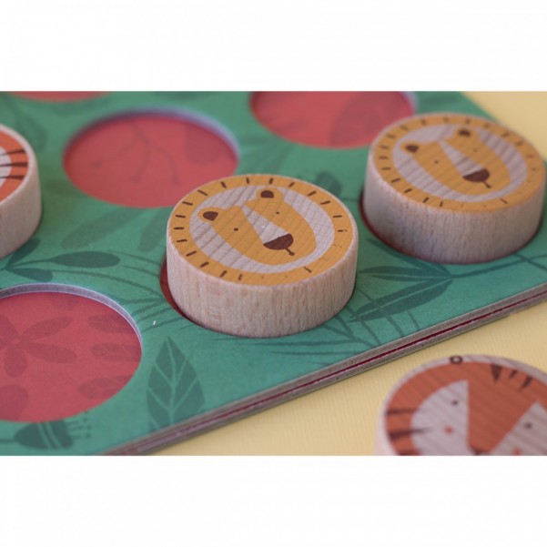 Lion & Tiger - Tic Tac Toe - Londji