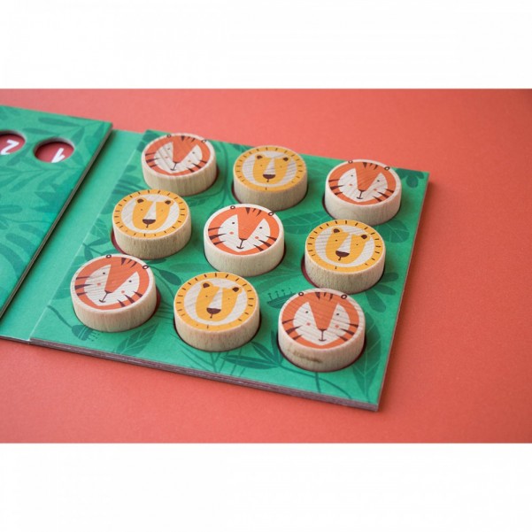 Lion & Tiger - Tic Tac Toe - Londji