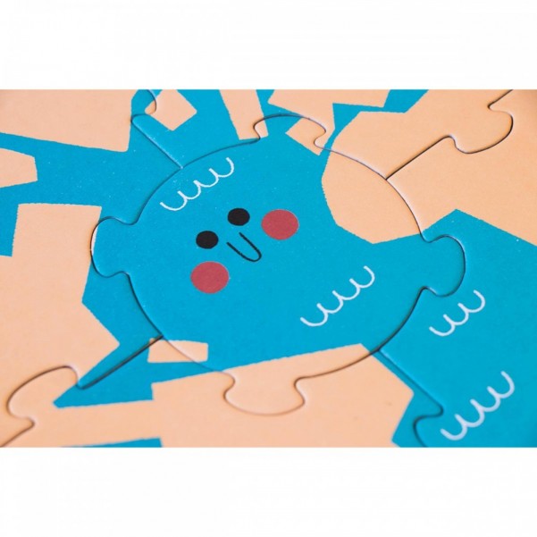 Valentina in Space - 2+3+4+5+10 pcs - Glow in the Dark Puzzle Londji