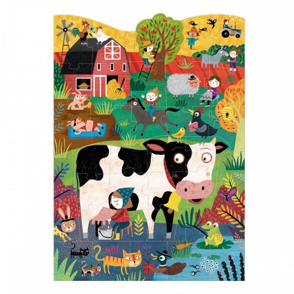 Moo - 36 pcs - Animals Puzzle - Londji