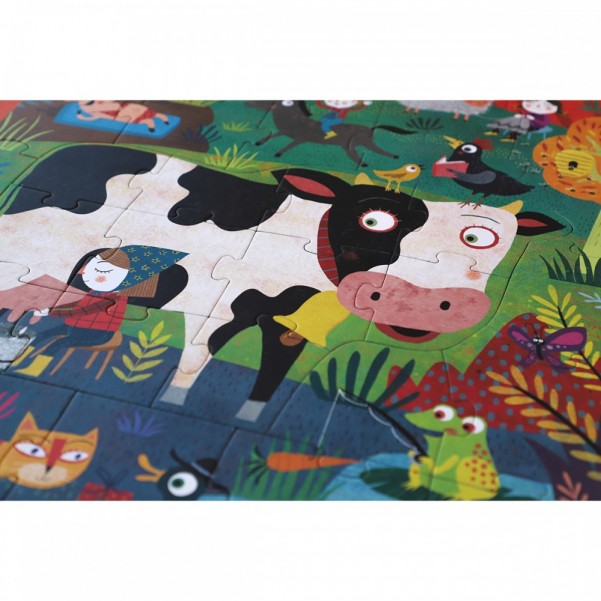 Moo - 36 pcs - Animals Puzzle - Londji