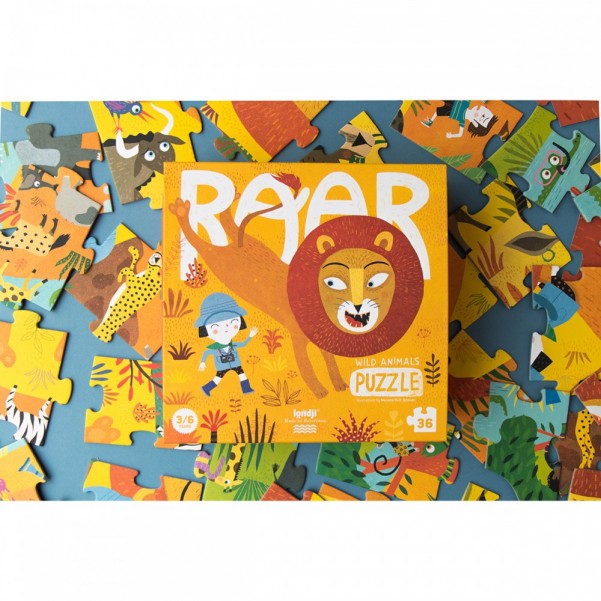 Roar - 36 pcs - Animals Puzzle - Londji