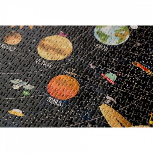 Discover the Planets - 600 pcs - Micropuzzle - Londji
