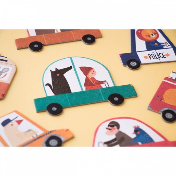 Beep Beep - 48 pcs - Look and Find Puzzle Londji