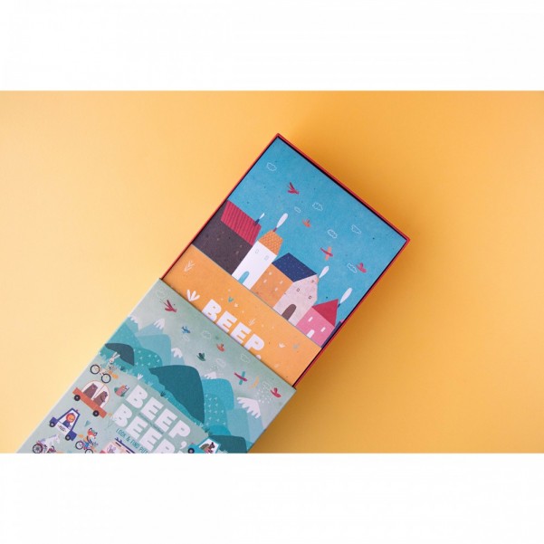 Beep Beep - 48 pcs - Look and Find Puzzle Londji