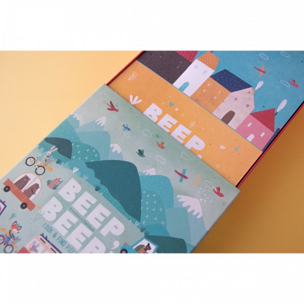 Beep Beep - 48 pcs - Look and Find Puzzle Londji