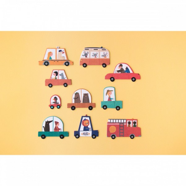 Beep Beep - 48 pcs - Look and Find Puzzle Londji