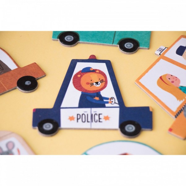 Beep Beep - 48 pcs - Look and Find Puzzle Londji