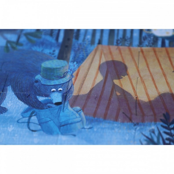 Night and Day In the Forest - 54 pcs - Reversible Puzzle Londji